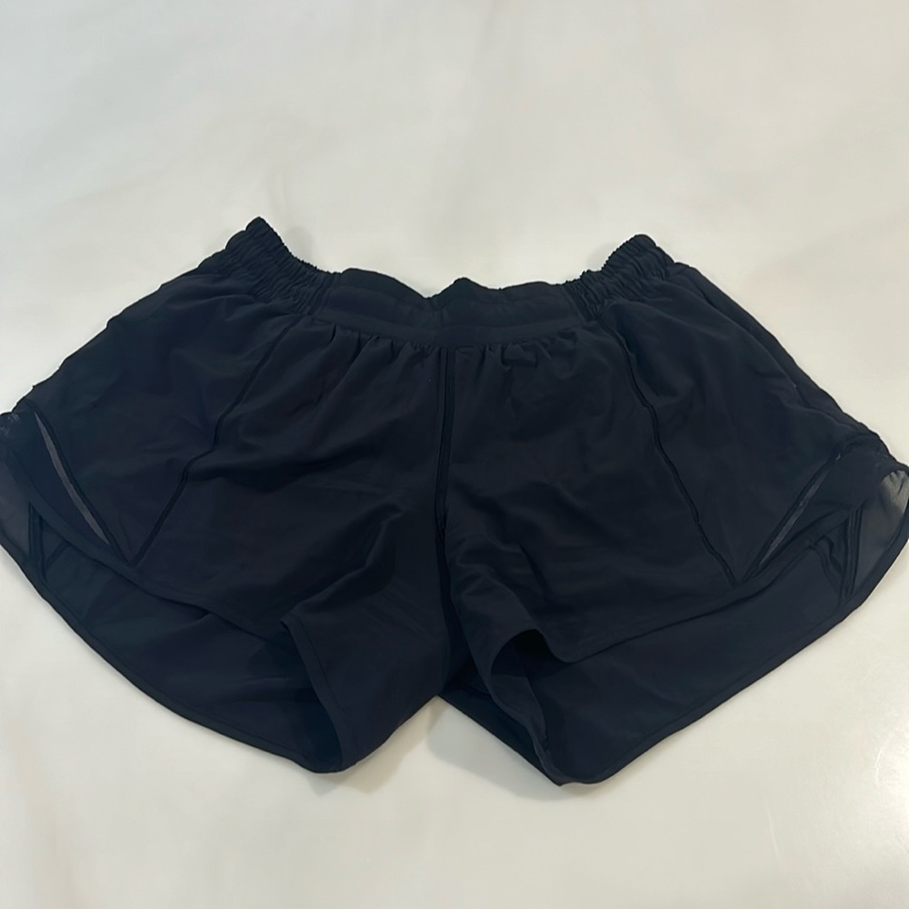 Black Lululemon Running Shorts.